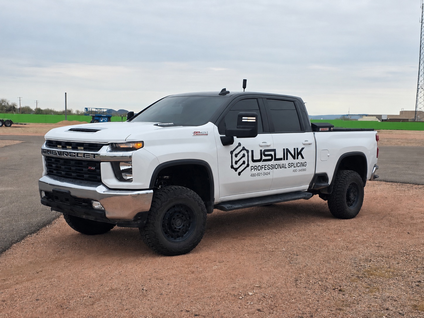 USLINK wrapped Chevrolet Silverado 2500